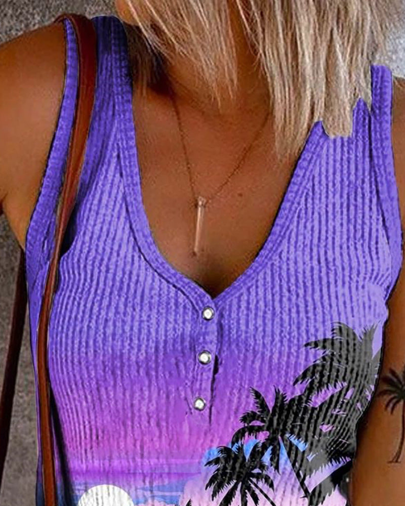 Women's Printed Tank Top