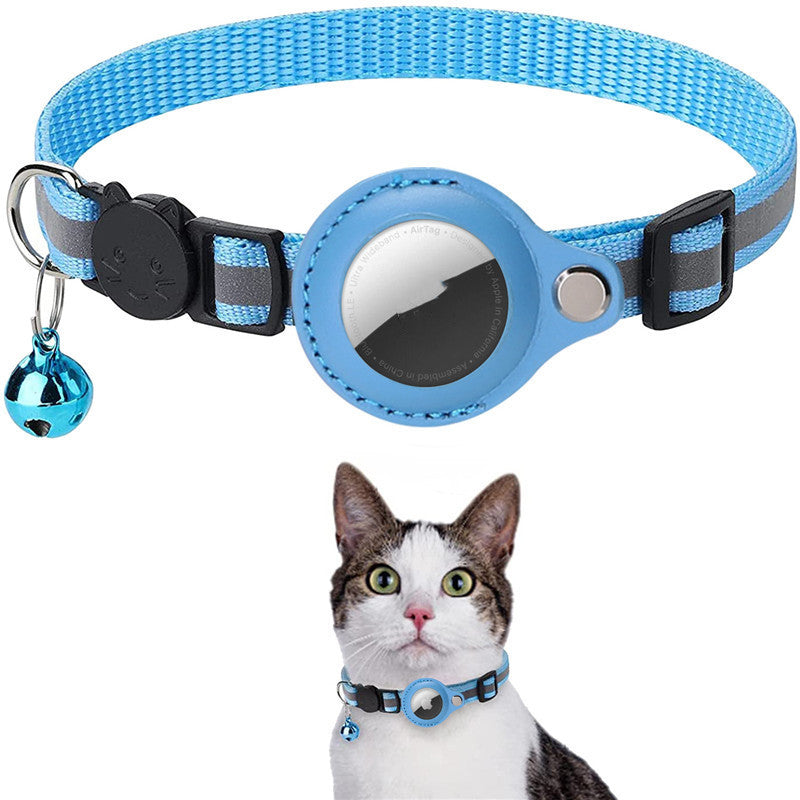 Reflective Waterproof Pet Collar With AirTag Holder Case