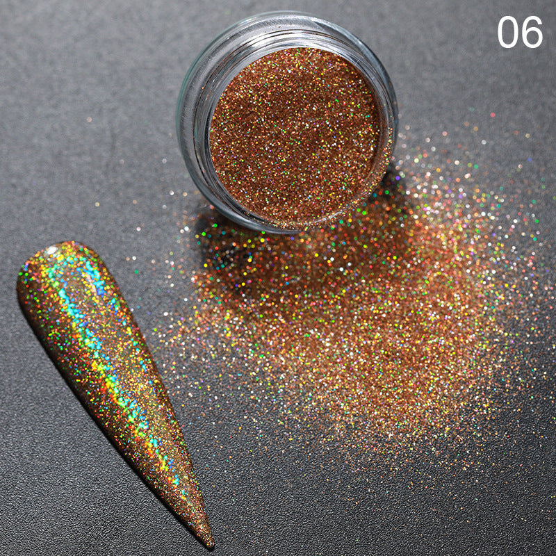 Glittery and Glitzy Nail Powder in Multiple Color Options