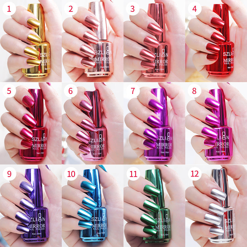 High Quality Metallic Nail Polish in Vibrant Hues