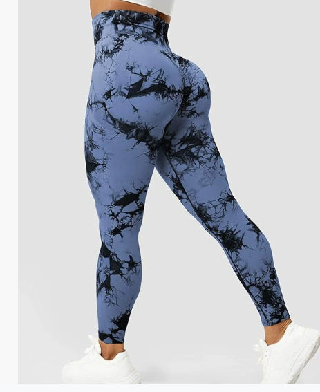 Smoke Series 2 Printed Sports Leggings Fitness Pants
