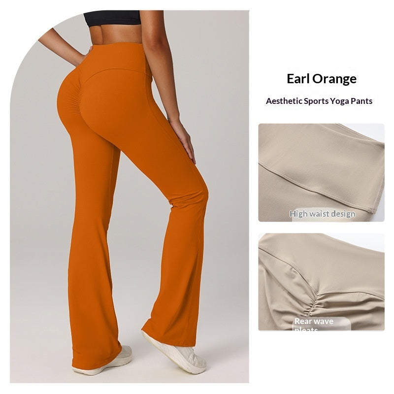 Butt-lifting Fitness Flared Yoga Running And Pilates Pants