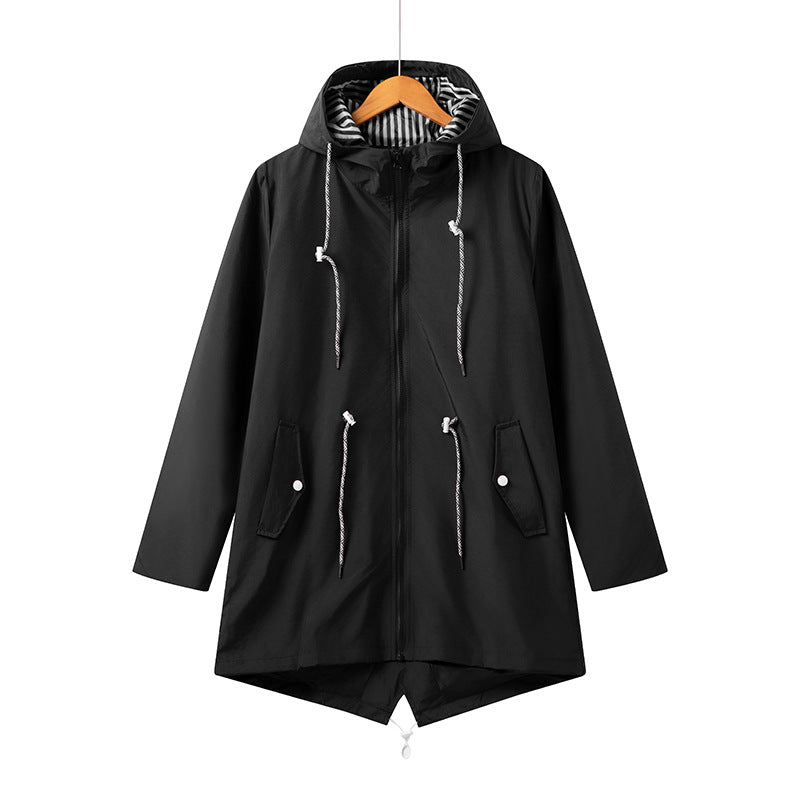 Women's Lightweight Spring And Autumn Outdoor Windbreaker Coat