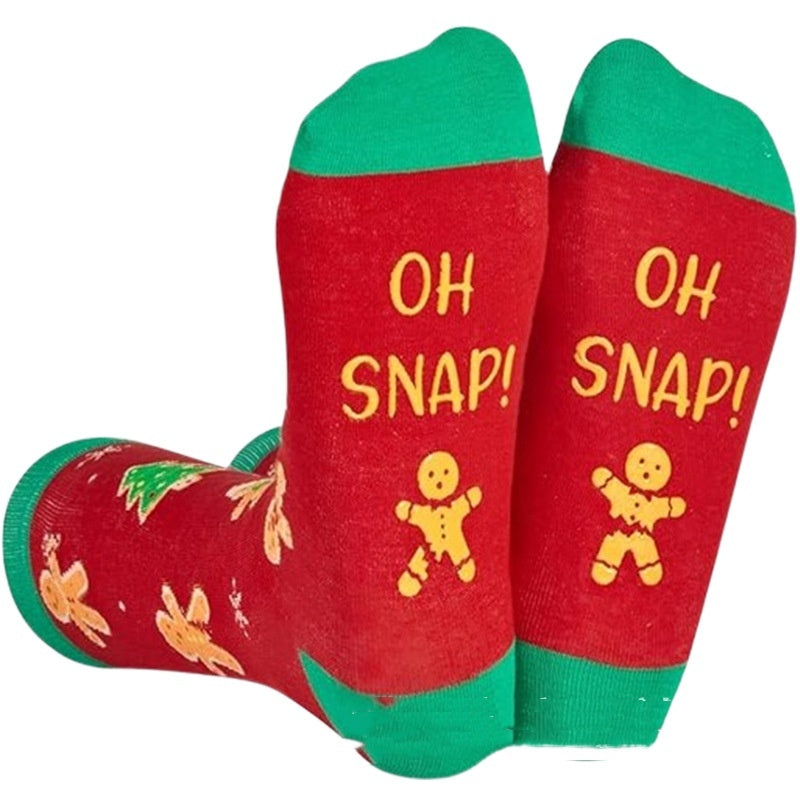 Christmas Themed Lightweight Ankle Socks in Various Graphic Designs