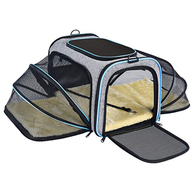 Airline Approved Expandable Soft Pet Carrier For Travel