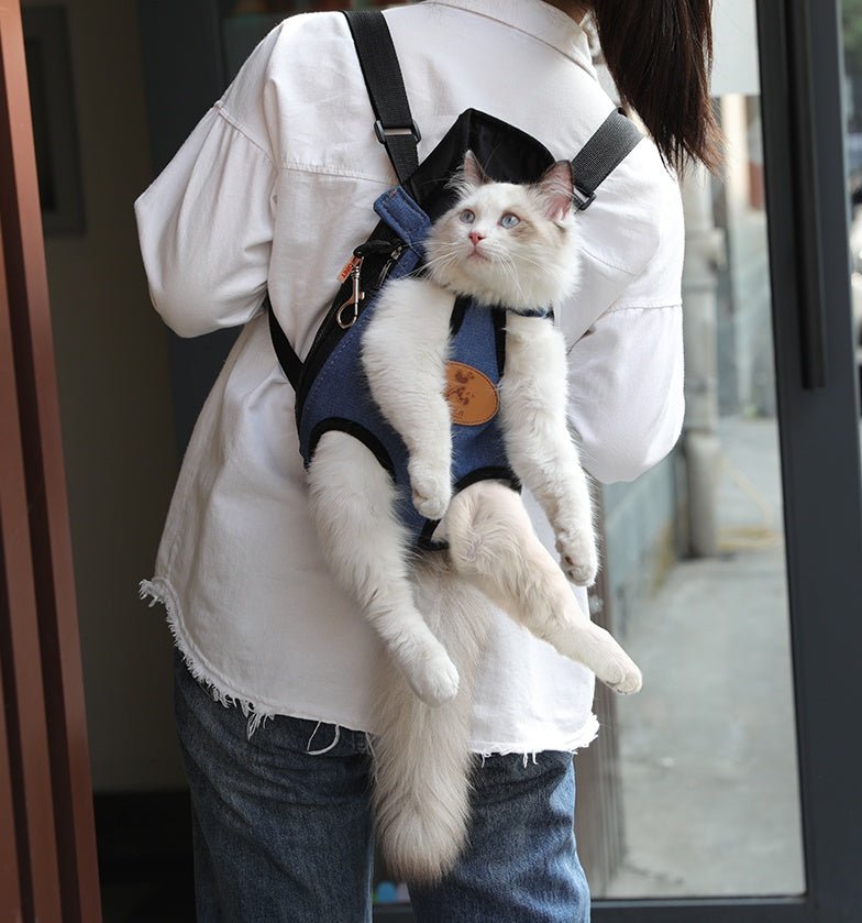 Portable Cat Backpack For Outdoor Spring Adventures
