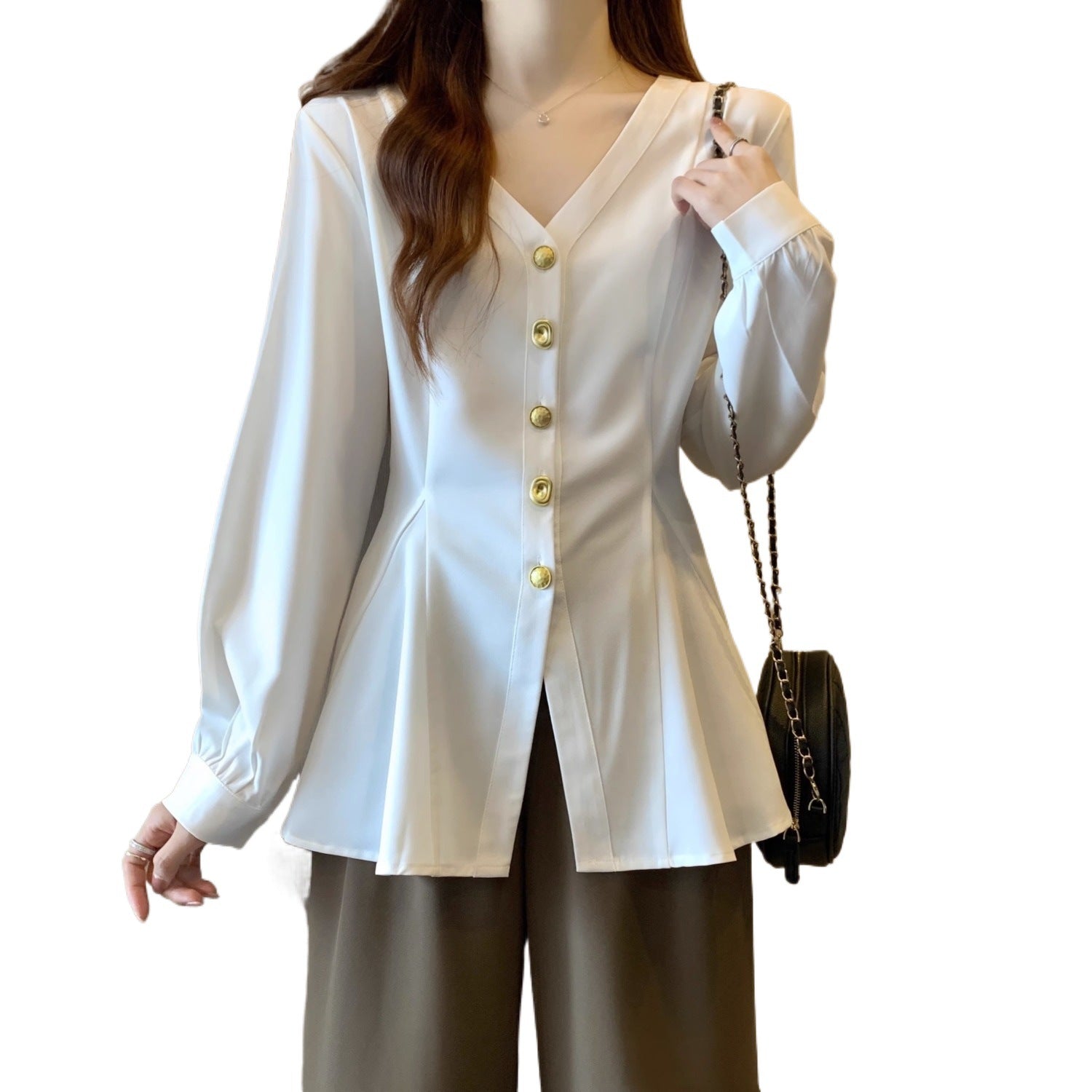 Stylish And Versatile Button-down Commuter Shirt