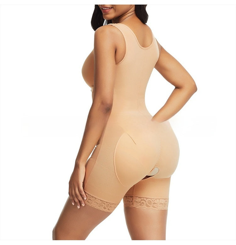 Belly Contracting Hip Lift Body Shaping Jumpsuit