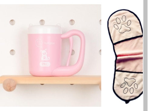Silicone Pet Paw Washer Cup For Quick Cleaning