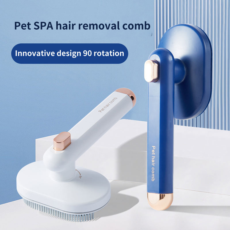 Self Cleaning Pet Comb For Hair Removal And Grooming