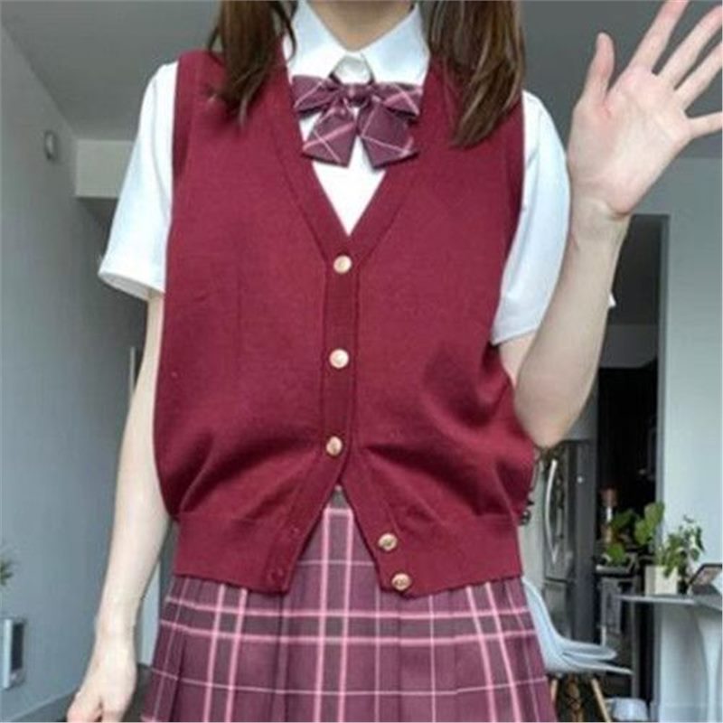 Loose Versatile Basic Knitted Cardigan Vest