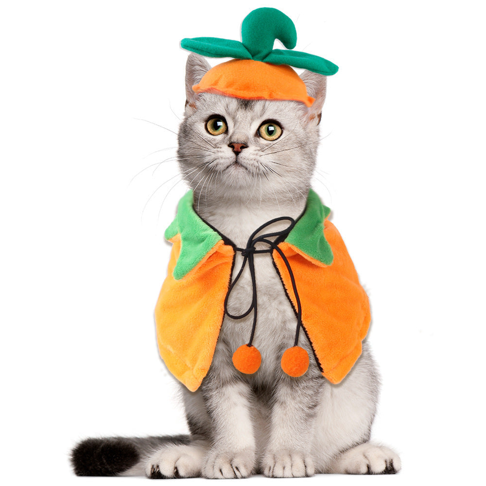 Adorable Pumpkin Jack-O-Lantern Pet Halloween Costume-Theone Apparel