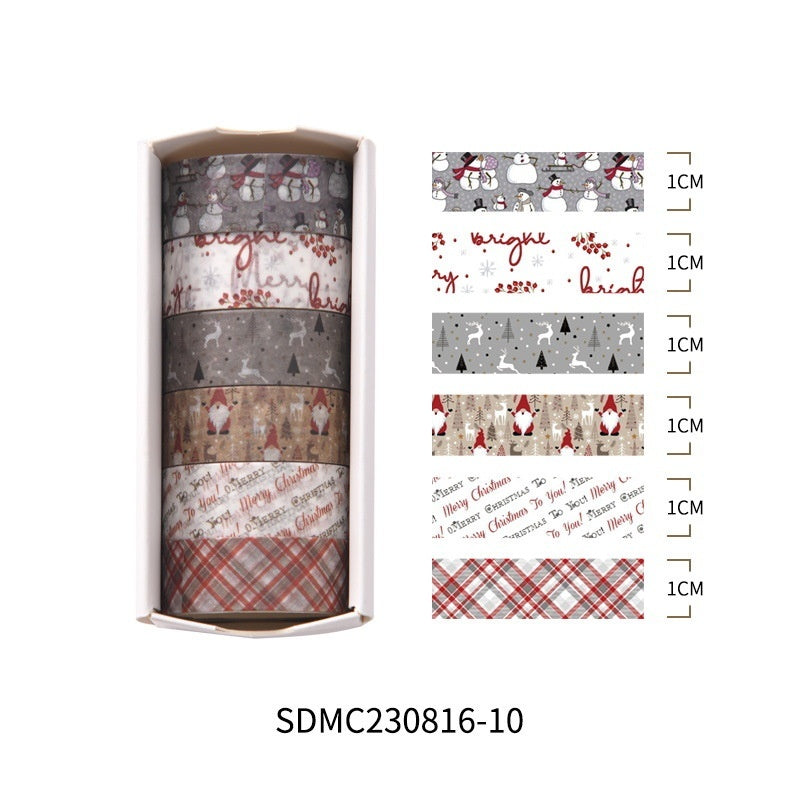 Christmas Themed Washi Tape and Christmas Gift Wrapping Tape-Style 2-Theone Apparel