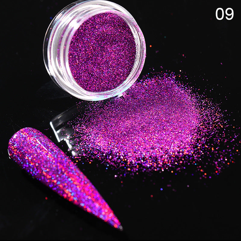 Glittery and Glitzy Nail Powder in Multiple Color Options-Purple-Theone Apparel