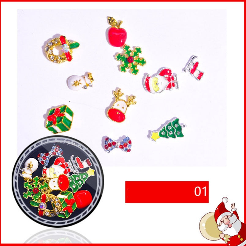 Multicolored Nail Accessories in Various Shapes and Styles-1style-Theone Apparel