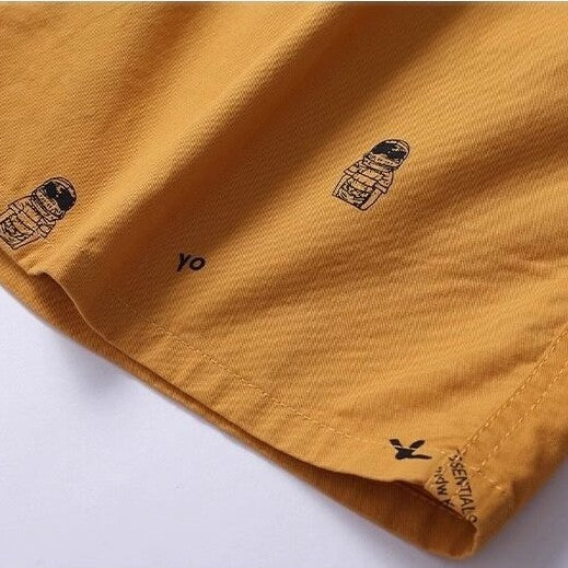 Relaxed Fit Mid-Length Trousers Delivering Laidback Everyday Comfort-Theone Apparel