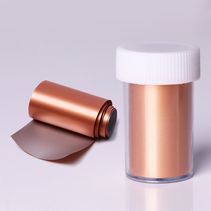 Rose Gold Paper Transfer Sticker for At Home Manicures-Color 05-Theone Apparel