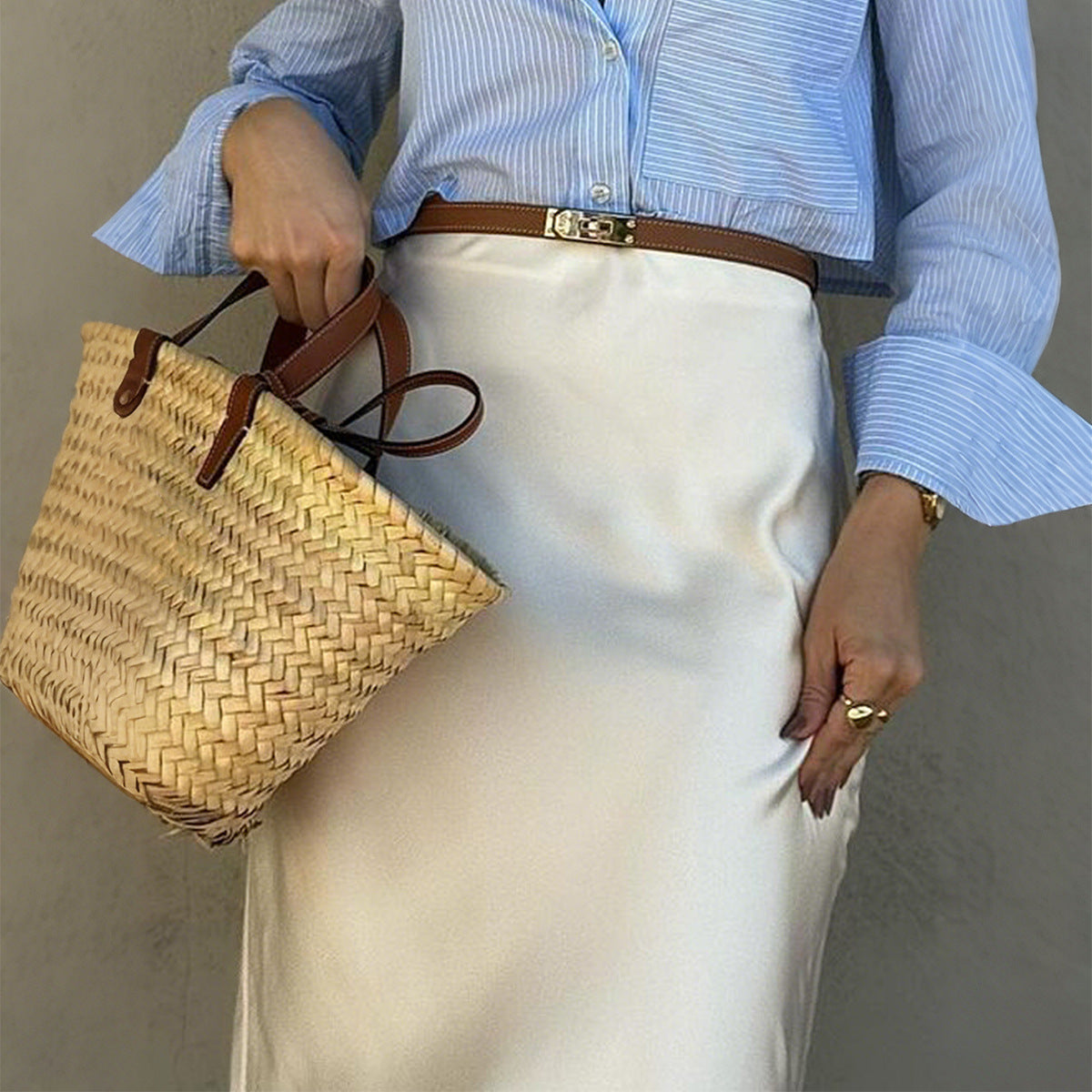 Solid Color Sheath Skirt For Sleek Modern Appeal-Theone Apparel