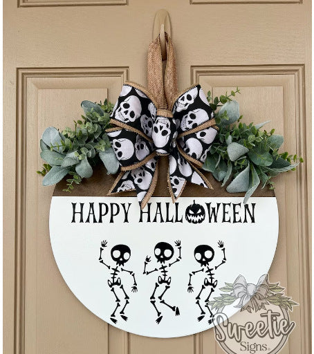 Southern Themed "Boo Y'all" Ghost Wreath Halloween Decoration-Style E-Theone Apparel