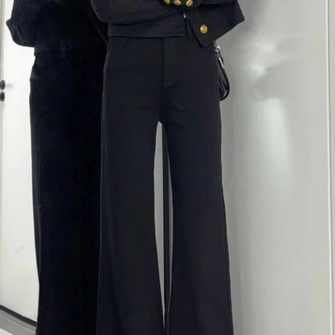 Stretch High-Waisted Slight Flare Jeans for Women-Theone Apparel