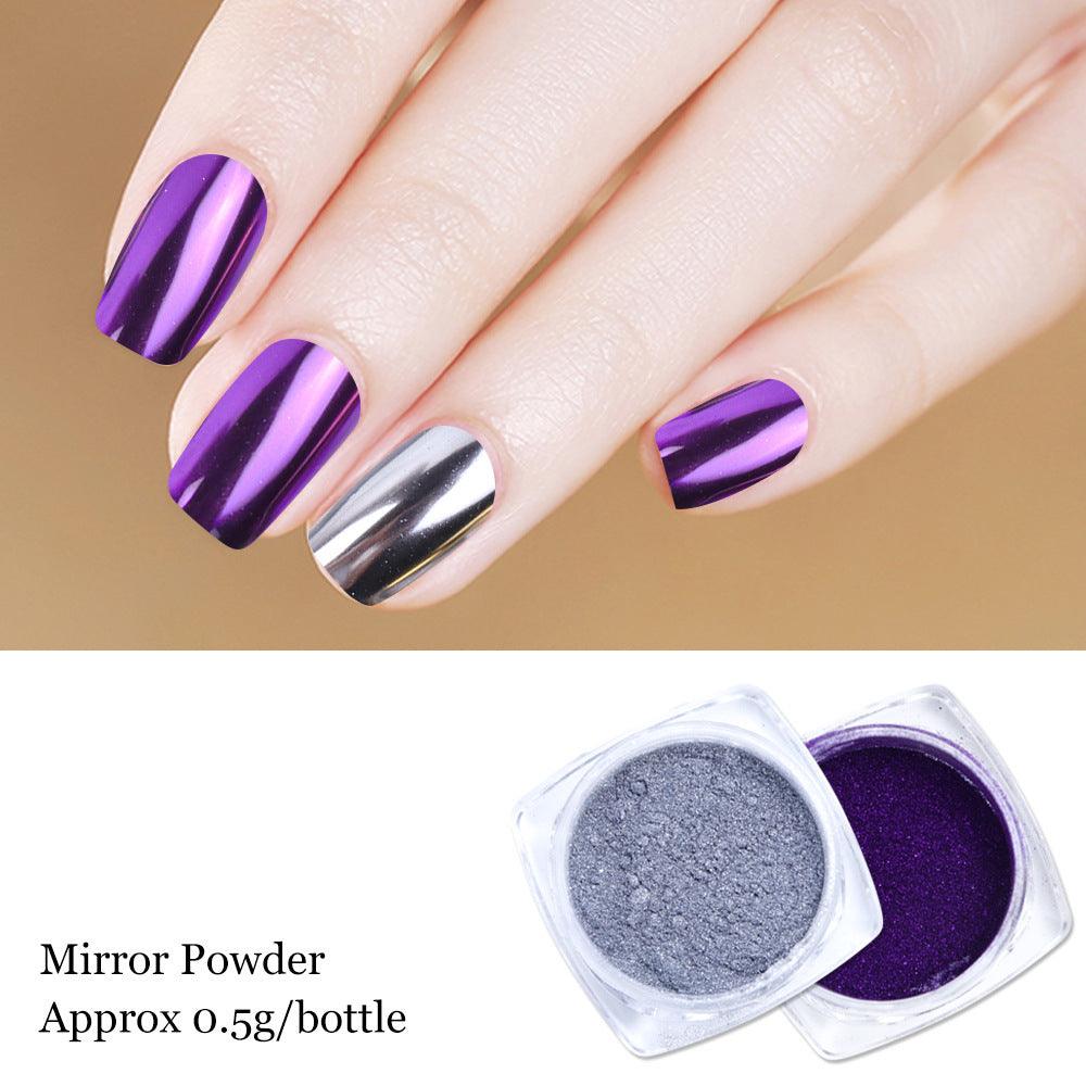 Titanium Mirror Nail Powder Set for False Nails-Theone Apparel
