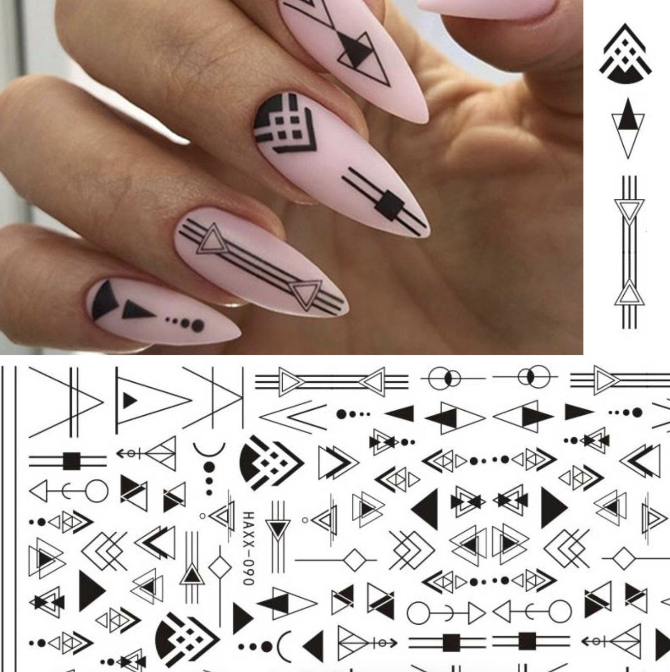 Transparent Black Butterfly Nail Decoration for Accent Nails-Theone Apparel