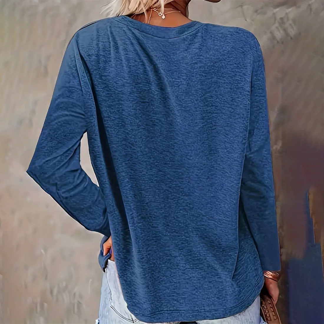 Women's Lightweight Long Sleeve Christmas Shirt with Rainbow Christmas Trees-Theone Apparel