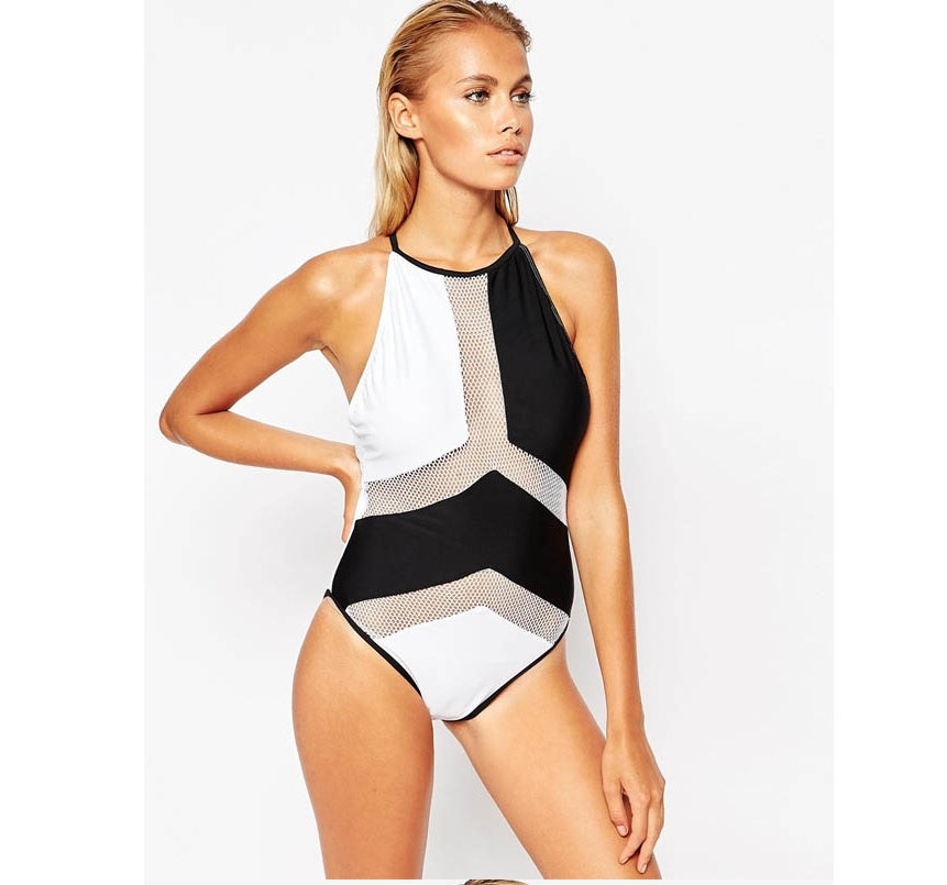 Women's One Piece Maternity Swimsuit with Floral Print-Theone Apparel