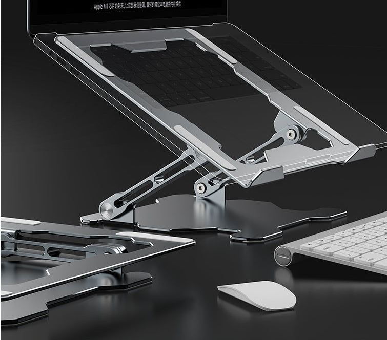 Adjustable Aluminum Laptop Stand With Heat Dissipation And Ergonomic Design