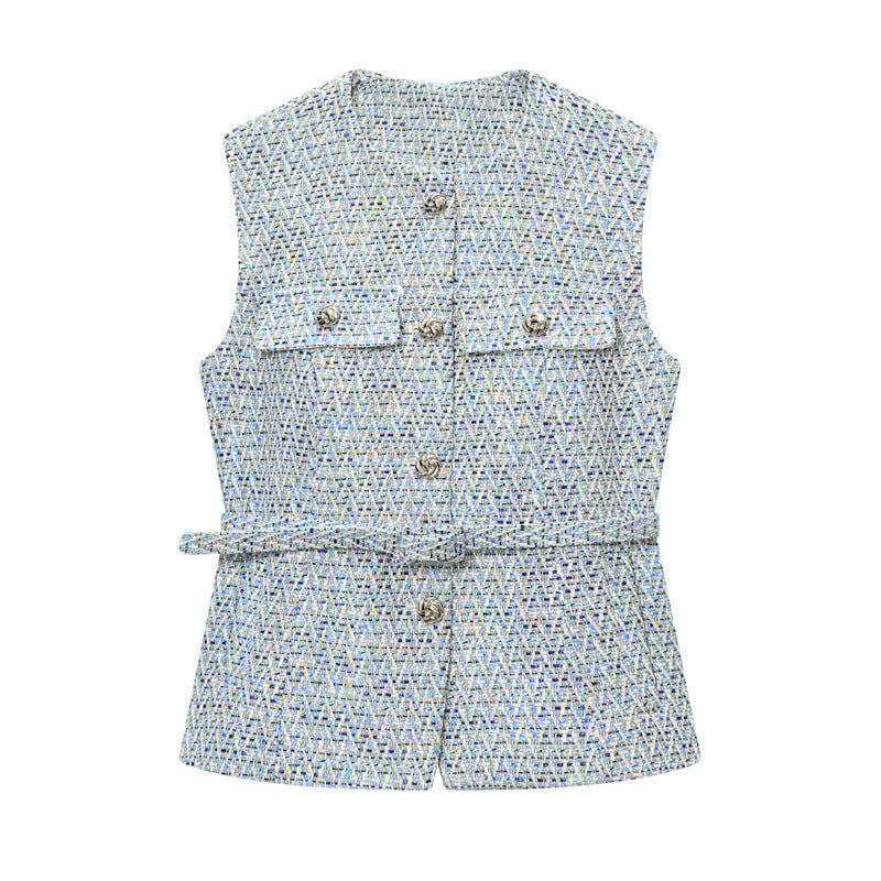 Women's Knit V-neck Vest