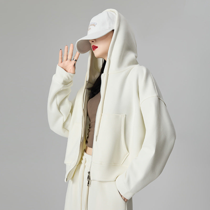 Korean-style Loose-fitting, Figure-flattering Casual Jacketversatile Top