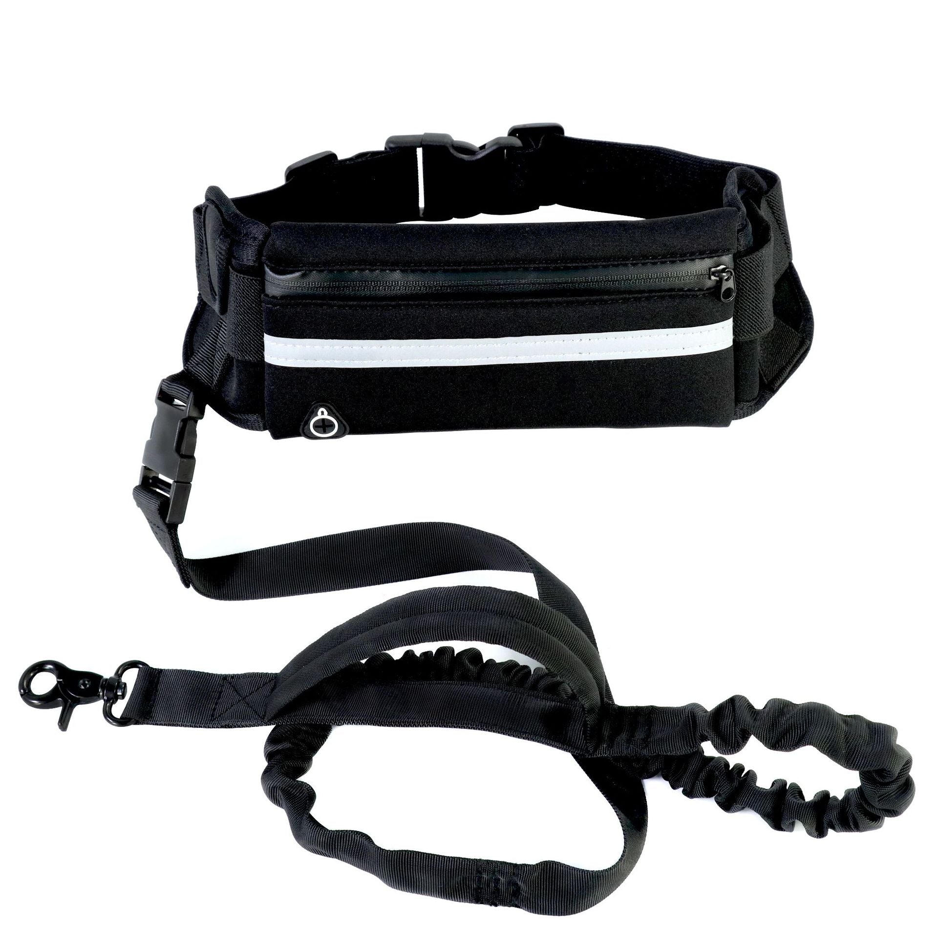 Hands Free Dog Leash With Bungee And Storage Pockets