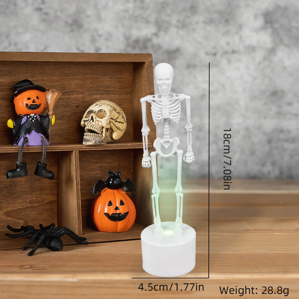 Skelet thema valse vlam kaarsen Halloween -decoratie