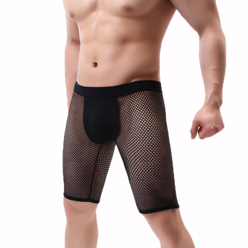 Mesh Bermuda Length Shorts