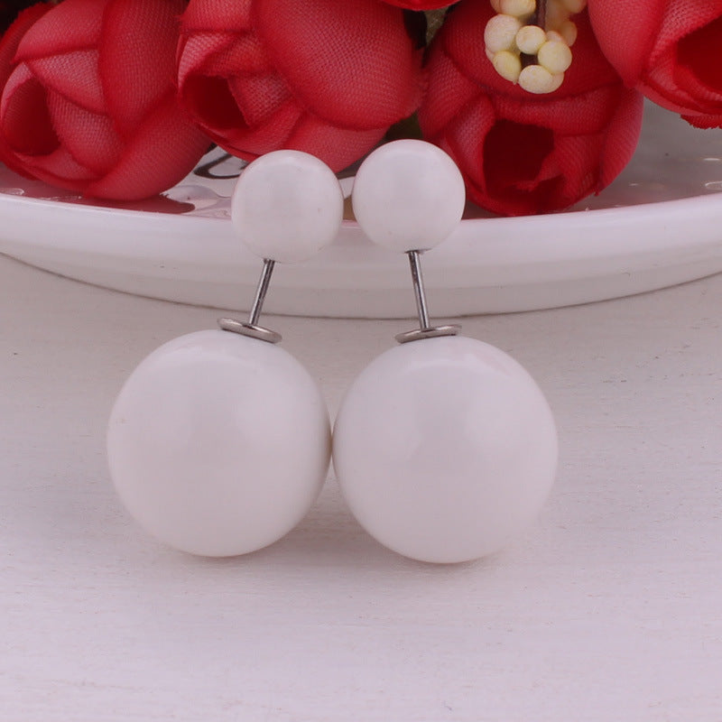 Modern Spherical Stud Earrings