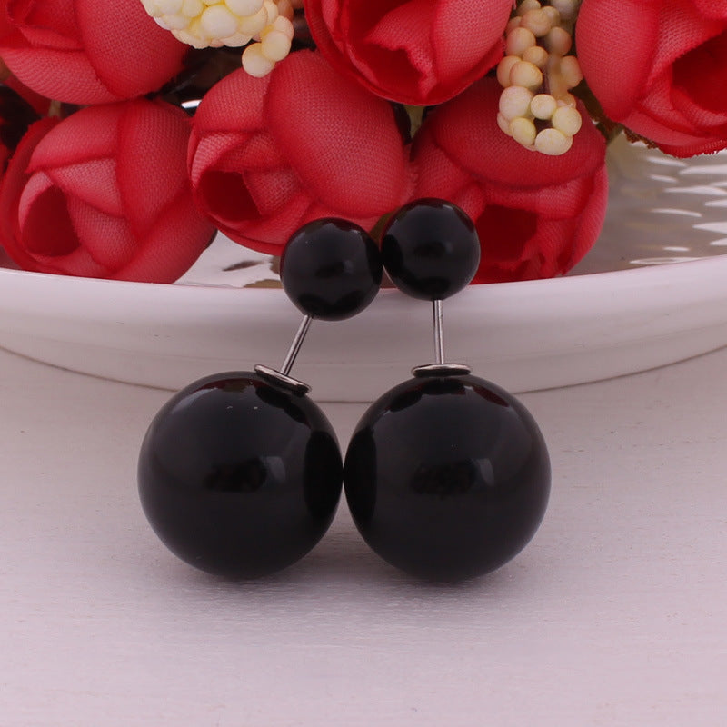 Modern Spherical Stud Earrings