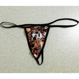 Skulls and Lace Front Thong