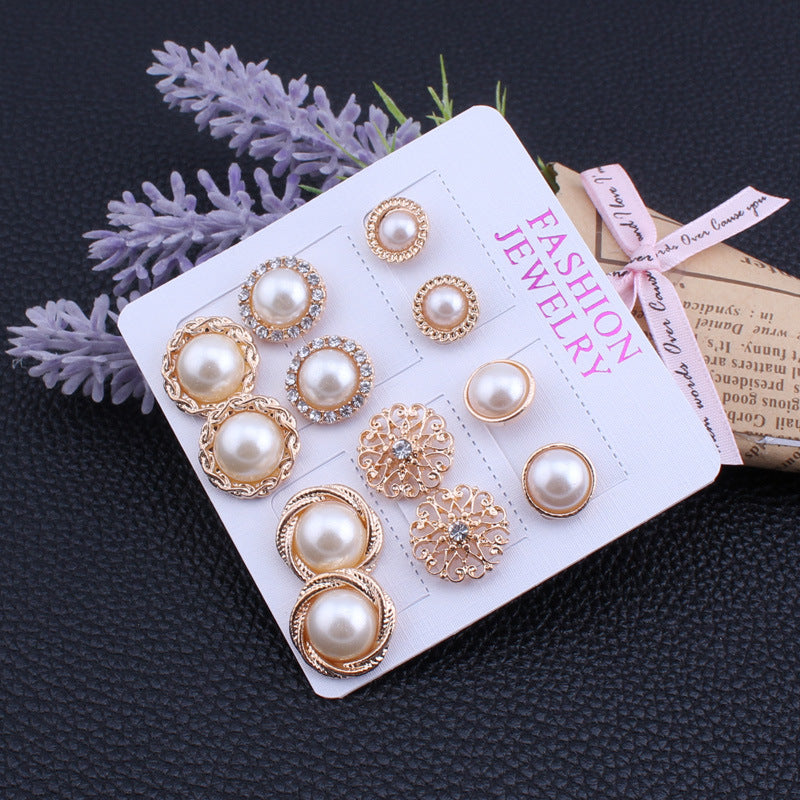 Classic Vintage Style Pearl Earrings