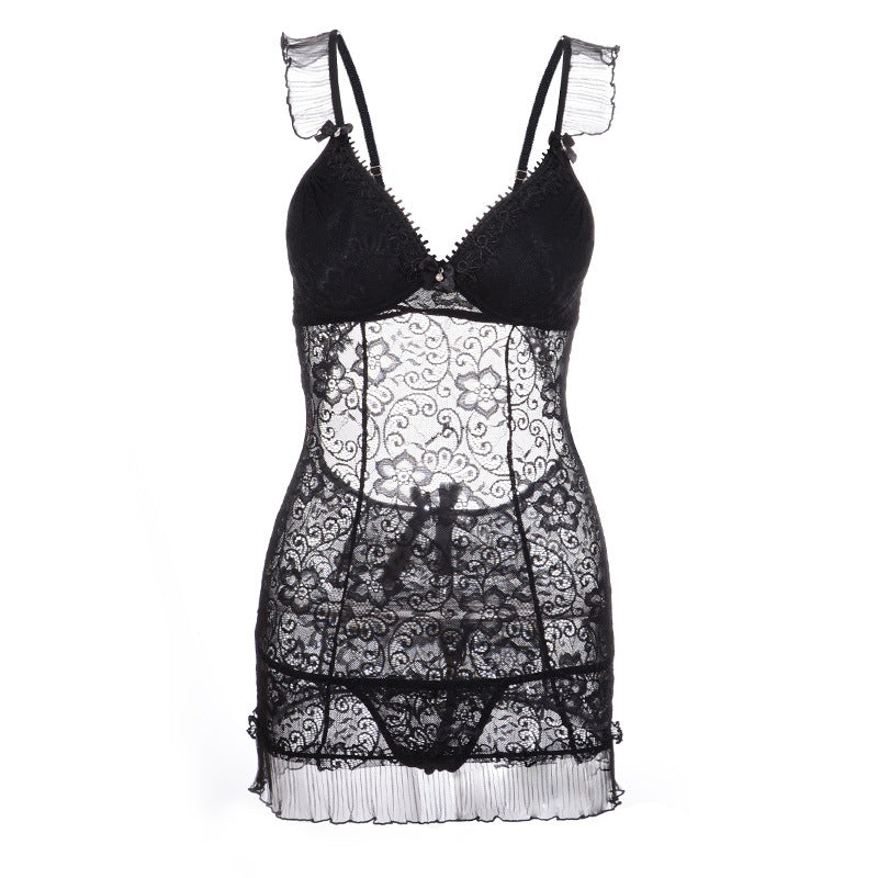 Floral Lace Lingerie Slip Dress