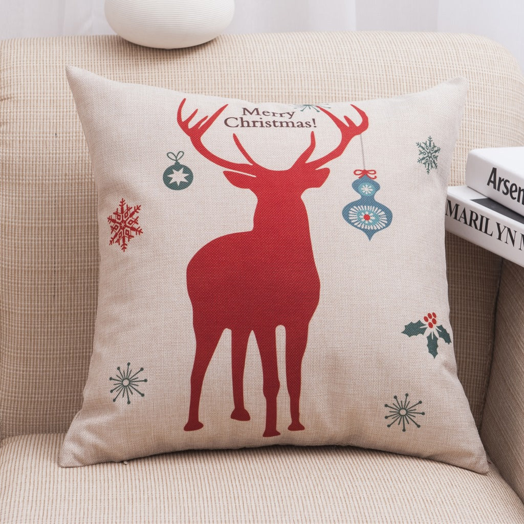 Christmas Cheer Printed Pillow Covers - Theone Apparel