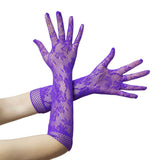 Lange Dessous-Handschuhe aus Netzspitze