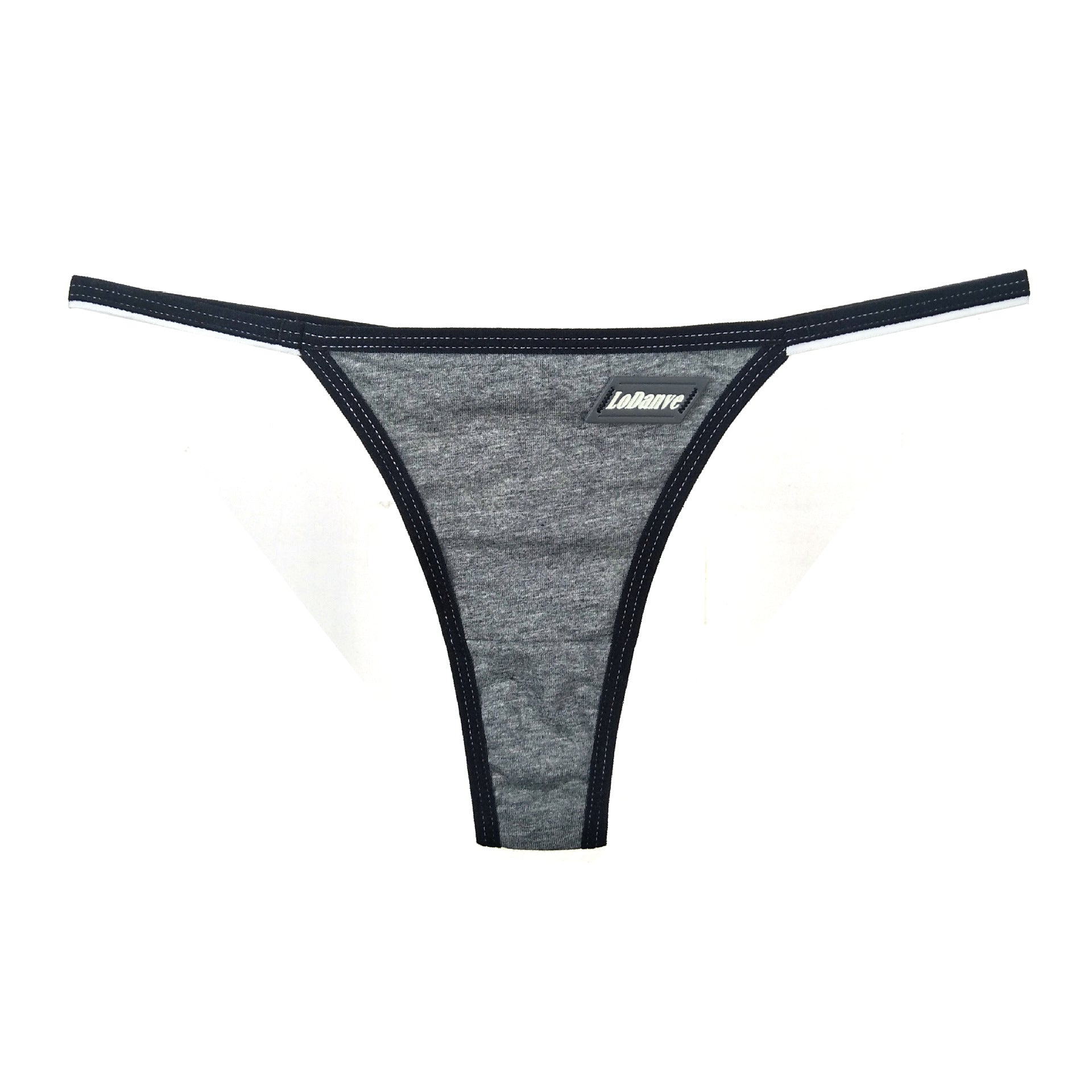 Simple Scalloped Edge Thong Panty