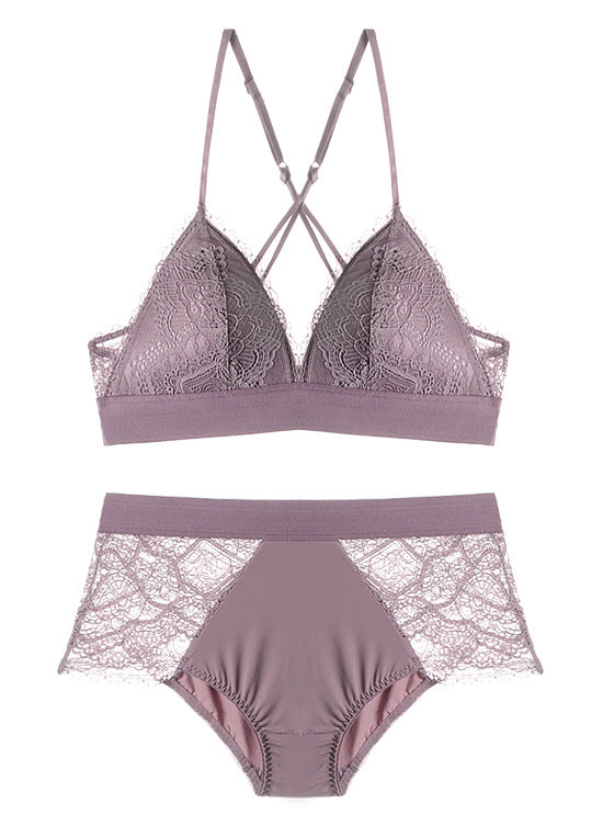 BRALETTE LACE LACE DAN PANTY SET