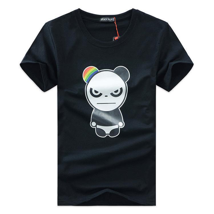 Camisa de panda arcoíris marcada