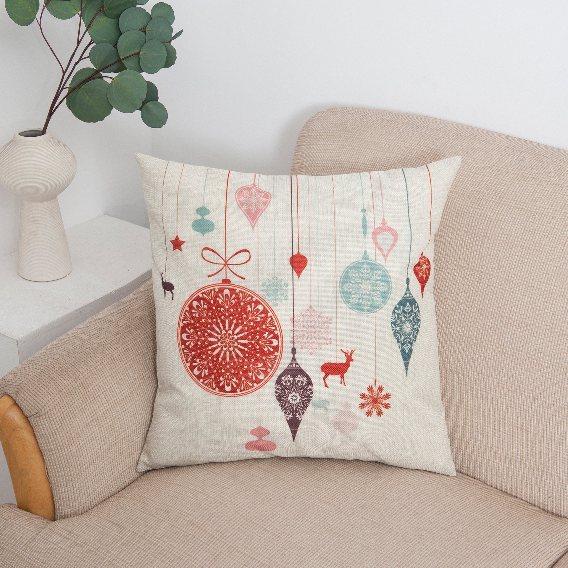 Christmas Cheer Printed Pillow Covers - Theone Apparel