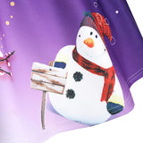 Christmas Snowman Plus Size Skirt - Theone Apparel