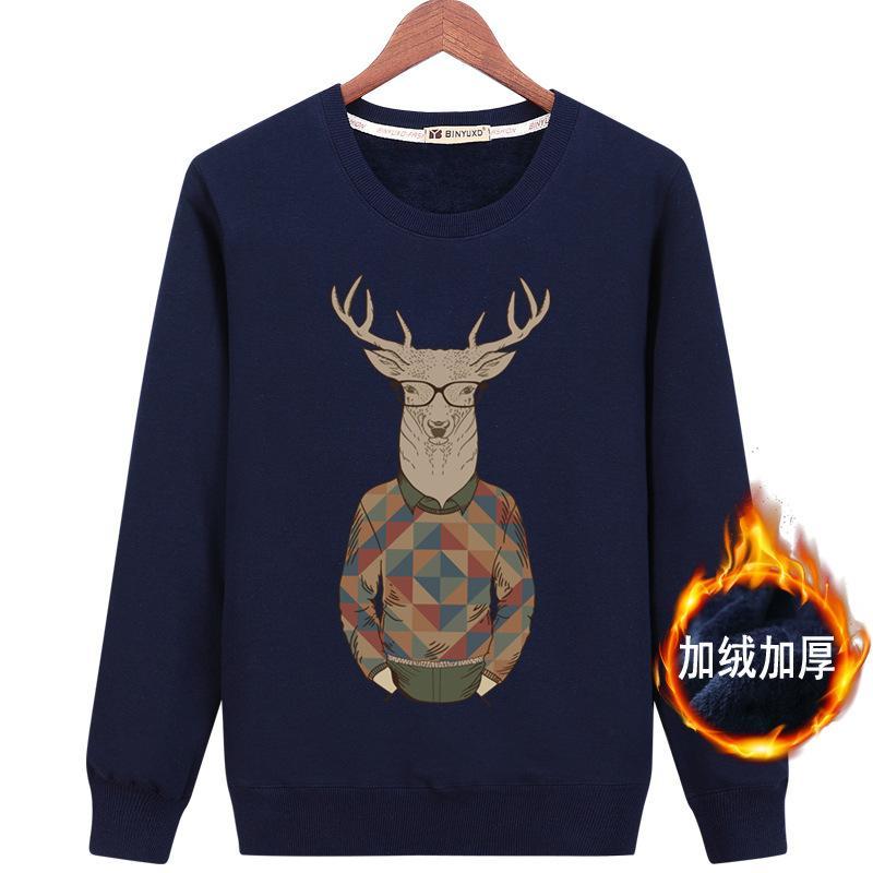 Deer With Hipster Glasses Sweater - Theone Apparel