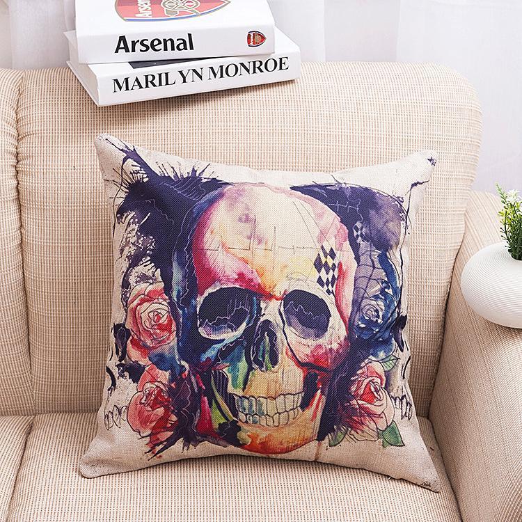 Day Of The Dead Skull Pillow Covers - Theone Apparel