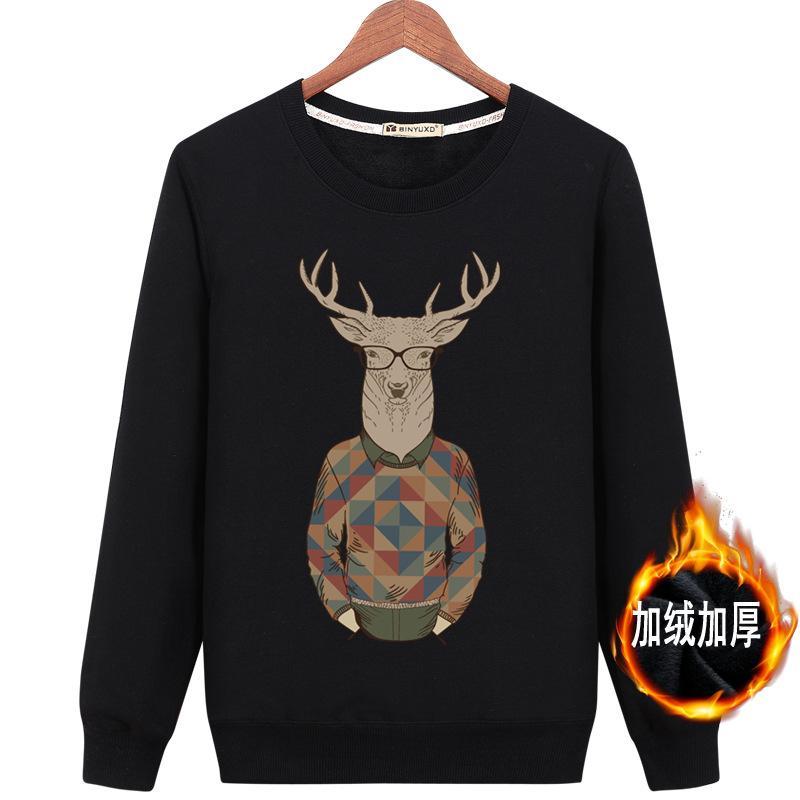 Deer With Hipster Glasses Sweater - Theone Apparel