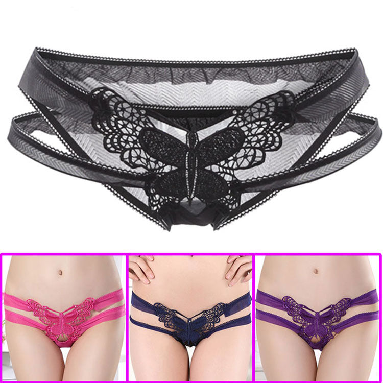 Double Strap Butterfly Thong Panty - Theone Apparel